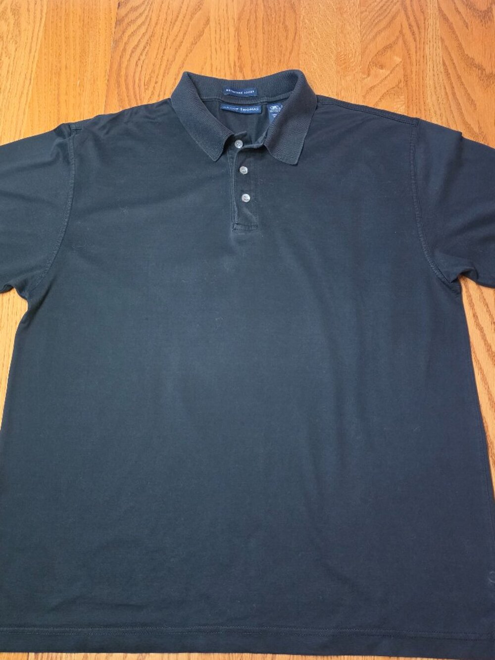 Grant Thomas Mercerized Cotton Short Sleeve Navy Mens Golf Polo Size Medium